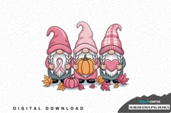 Adorable gnome trio sublimation design Product Image 1
