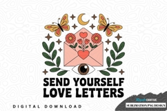 Send yourself love letters sublimation png design Product Image 1