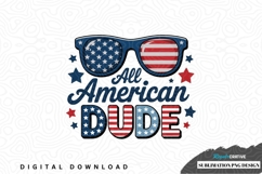 All american dude sublimation png design Product Image 1