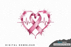 Breast cancer awareness sublimation png design Product Image 1
