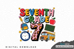 Seventh grade sublimation png design Product Image 1