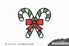 Christmas candy cane sublimation png design Product Image 1