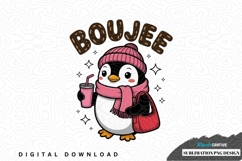 Cute penguin sublimation design Product Image 1
