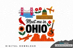 Meet me in ohio sublimation png design Product Image 1