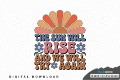 Inspirational sunrise sublimation png design Product Image 1