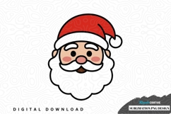 Cute santa claus sublimation png design Product Image 1