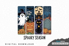 Halloween spooky season bookmarks sublimation png design Product Image 1