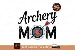 Archery Mom Target Arrow Sublimation Png Product Image 1