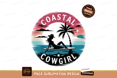 Coastal Cowgirl Graphic Sublimation Png Product Image 1