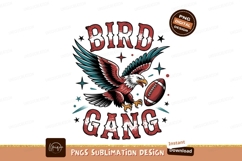 Eagle Football Bird Gang Sublimation Png Product Image 1