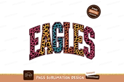 Eagles Animal Print Sublimation Design PNG Product Image 1