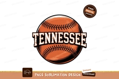 Tennessee Baseball Graphic Vector Sublimation Png Product Image 1