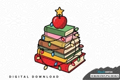 Teacher christmas tree sublimation png design Product Image 1