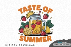 Taste of summer sublimation png design Product Image 1