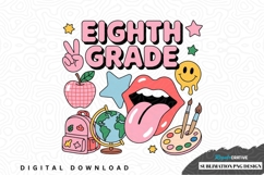 Eighth grade sublimation png design Product Image 1