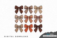 Set of 12 vintage-style bow designs for sublimation Product Image 1