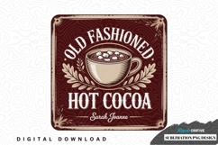 Old fashioned hot cocoa sublimation png design Product Image 1