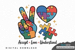 Autism awareness sublimation png design Product Image 1