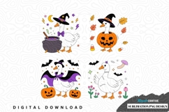 Whimsical halloween duck sublimation png design Product Image 1