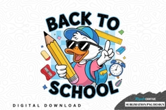 Back to school sublimation png design Product Image 1