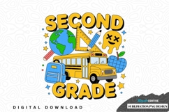 Second grade sublimation png design Product Image 1