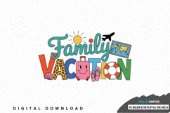 Family vacation sublimation png design Product Image 1