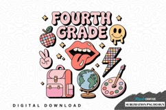Fourth grade sublimation png design Product Image 1
