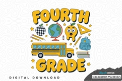 Fourth grade sublimation png design Product Image 1