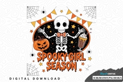 Spooky girl season sublimation png design Product Image 1