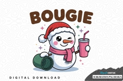 Funny snowman sublimation png design Product Image 1