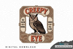 Creepy eye sublimation png design Product Image 1