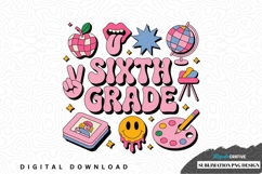 Sixth grade sublimation png design Product Image 1