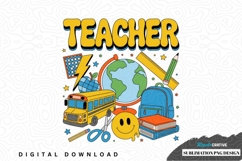 Teacher appreciation sublimation png design Product Image 1