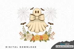 Cute ghost halloween sublimation png design Product Image 1