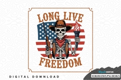 Long live freedom sublimation png design Product Image 1