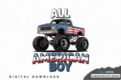 All american boy monster truck design Product Image 1