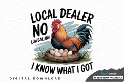 Local dealer no lowballing rooster sublimation png design Product Image 1