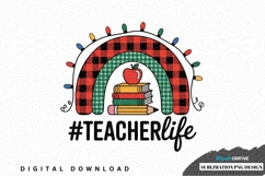 #teacherlife sublimation png design Product Image 1
