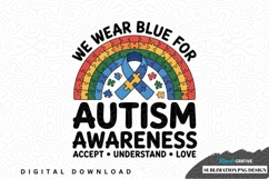 Autism awareness sublimation png design Product Image 1