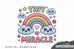 Tiny miracle sublimation png design Product Image 1