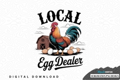 Local egg dealer sublimation png design Product Image 1