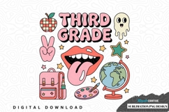 Third grade sublimation png design Product Image 1