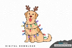 Christmas dog sublimation png design Product Image 1
