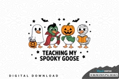 Teaching my spooky goose sublimation png design Product Image 1