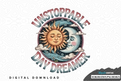 Unstoppable day dreamer sublimation png design Product Image 1