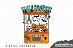 Halloween claw machine sublimation png design Product Image 1