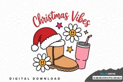 Christmas vibes sublimation png design Product Image 1