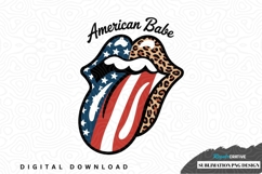 American babe sublimation png design Product Image 1