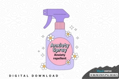 Anxiety spray sublimation png design Product Image 1