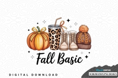 Fall basic sublimation png design Product Image 1